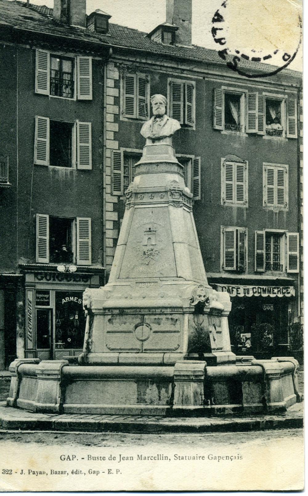 Buste de Jean Marcellin, Statuaire Gapençais