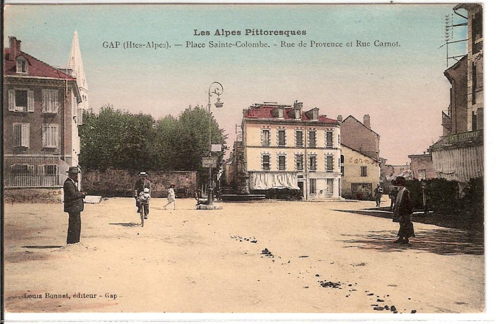 Gap - Place Sainte Colombe - Rue de Provence et Rue Carnot