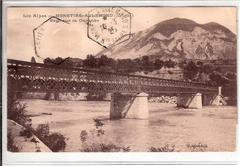 Monetier Allemont Pont sur la Durance