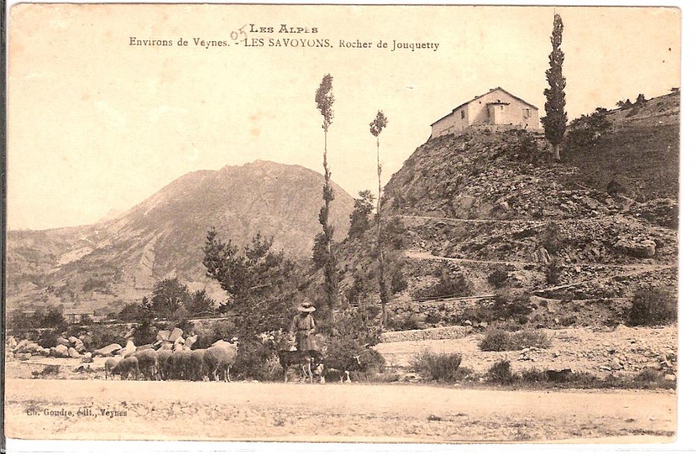 Environs de Veynes - Les Savoyons. Rocher de Jouquetty