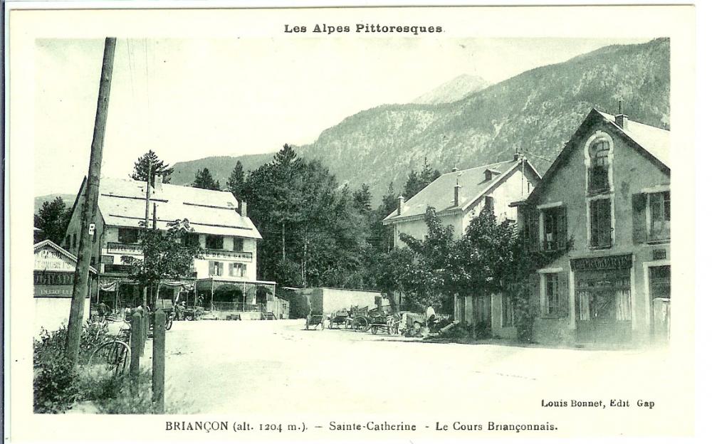 Briançon ( alt 1204m ) - Sainte Catherine - Le Cours Briançonnais