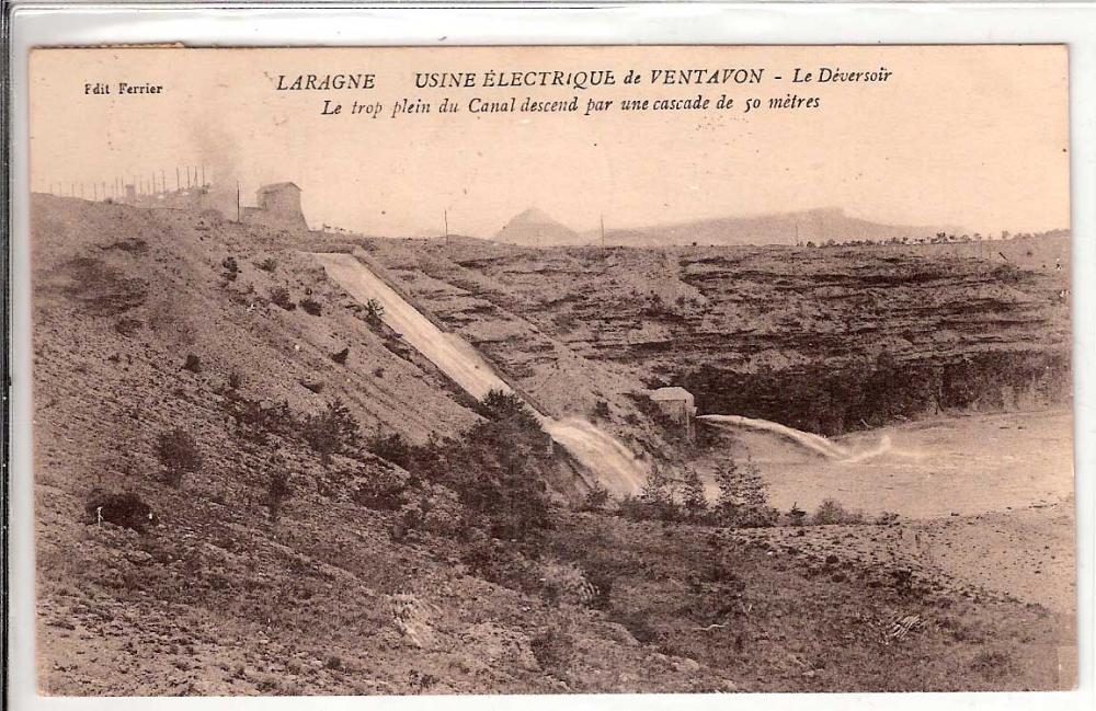 Usine Electrique de Ventavon, le deversoir