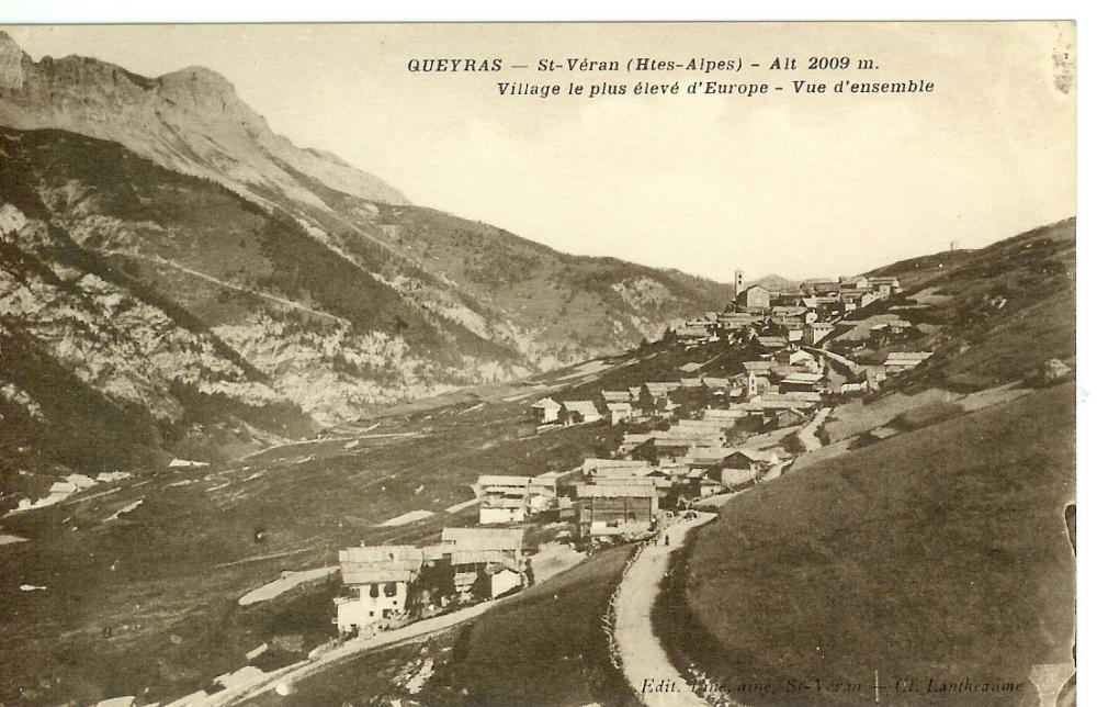 Saint Veran - alt 2009m Village le plus élevé d'Europe - Vue d'ensemble