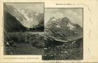 Environs du Monêtier les Bains - Glacier du Casset - La meije et le pic Gaspard, vue prise du col d'Arsine