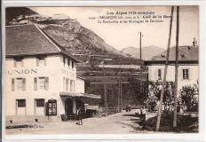 Briançon (alt.1204m) - Café de la Gare - Le Randoullet et les Montagnes de Cervières