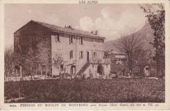 Pension du Moulin de MONTROND près Serres. alt 685m . Tel 44