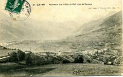 Panorama des vallée du Guil et de la Durance