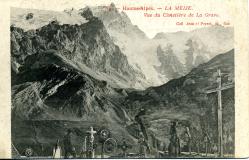 La Meije vue du cimetière de la Grave