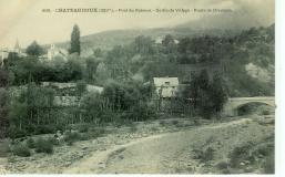 Chateauroux (928m) Pont du Rabioux- Sortie du Village- Route de Briançon