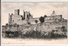 Tallard vue générale du Chateau de Tallard prise de la Durance