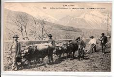 Vallée du Champsaur Saint Bonnet Travaux de Labour