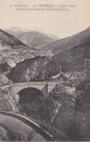 Le Pont d'Asfeld, au fond le fort Italien du Chaberton