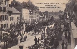 Défilé sur le Boulevard de Liberté