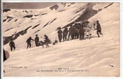 Briançon en Hiver - Le Ravitaillement des Forts