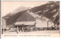 Briançon - Fort des Têtes ( altit.1410m) 11° Régiment d'Artillerie à Pied