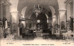 Valserres intérieur de l'Eglise