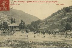 Bivoac de Chasseurs Alpins près d'Aiguilles
