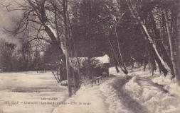 Charance les Bords du Lac effet de neige