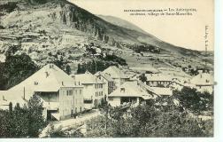 Chateauroux les Alpes - Les Aubergeries, au dessus, Village de St Marcellin