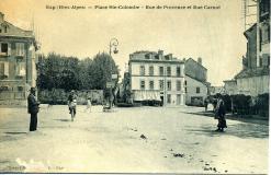 Place Ste Colombe Rue de Provence et Rue Carnot