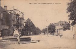 Place Ste Colombe et Route de Provence