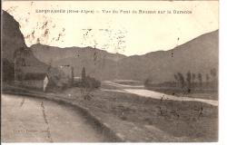 Espinasses Vue du pont de Rousset sur la Durance